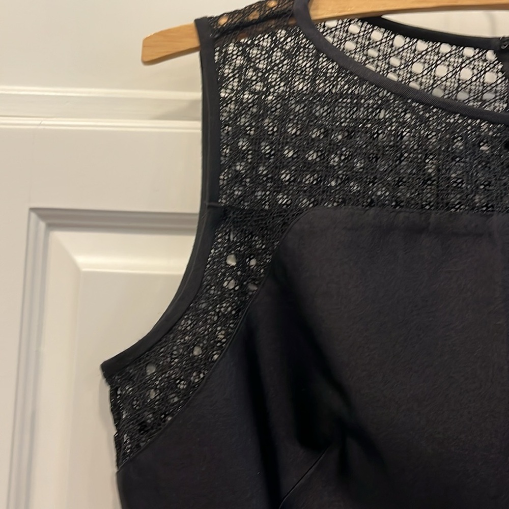 Lela Rose Black Fit and Flare Dress - Picture 2 of 8